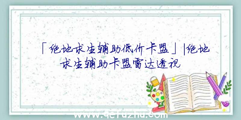 「绝地求生辅助低价卡盟」|绝地求生辅助卡盟雷达透视